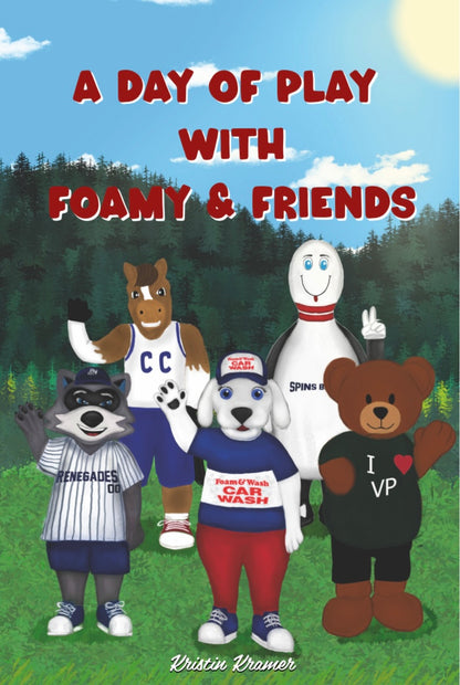 Original Limited Edition A day of Play with Foamy & Friends Story/ Activity Book and Discount Card ( Never Expires) (Click Hudson Valley Supreme Discount card for Details " to View the list  List of PARTICIPATING BUSINESSES & their HUGE SAVINGS) * only 50